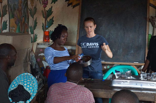 Conducting an orientation session for interested individuals